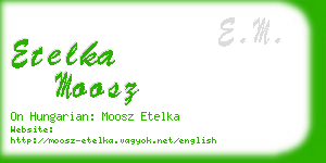 etelka moosz business card